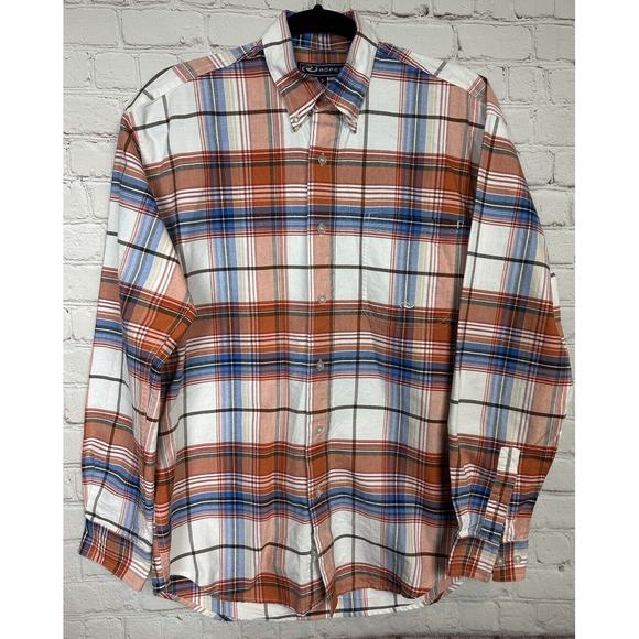 Roper Other - Roper Western Red Plaid Button Front‎ Cotton Dress Casual Shirt Mens sz S, GUC
